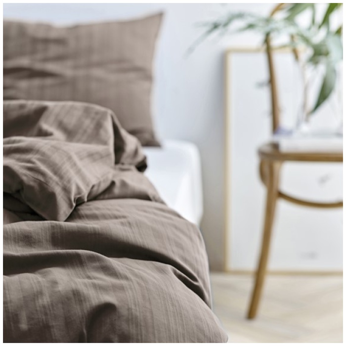 Noble <br> Sengetøj - 2 sæt /Taupe