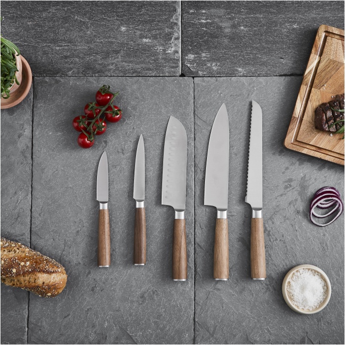 Santo Knivsæt - 5 dele