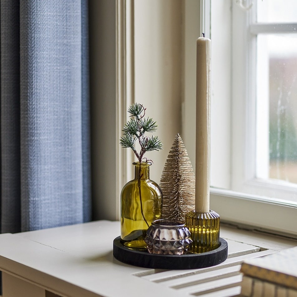 Sanga Bakke med glas/stager - Billede 3