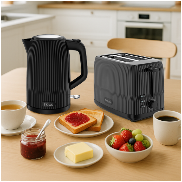 Morgenmadssæt – Elkedel & Brødrister