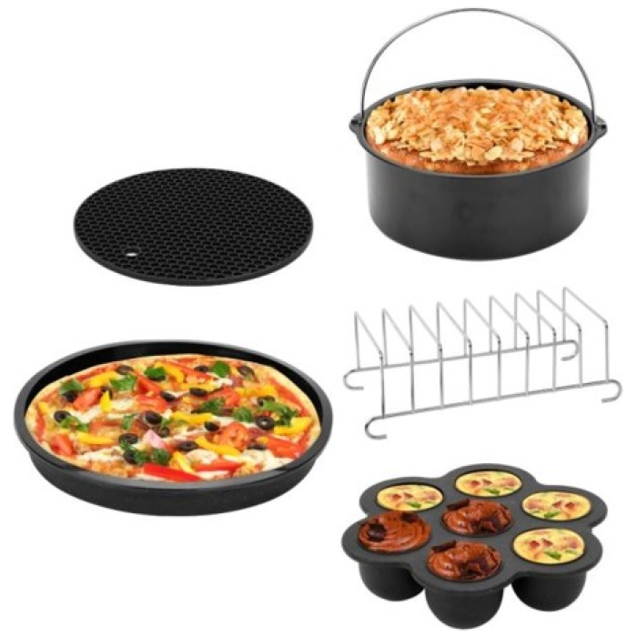 Airfryer tilbehør - 5 dele (leveres medio januar)
