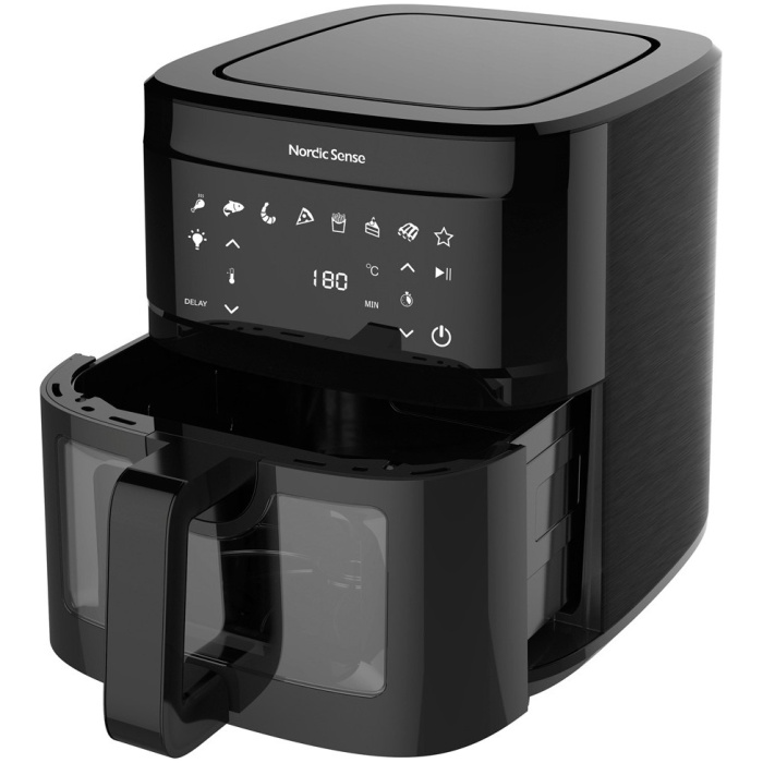 Airfryer med vindue - 9 liter/2000 watt