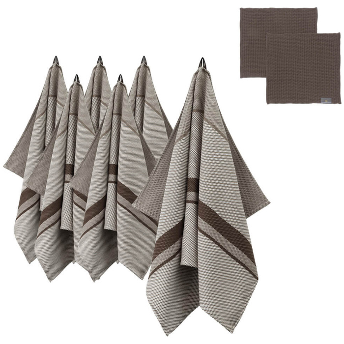 Nors 6 Viskestykker + 2 karklude