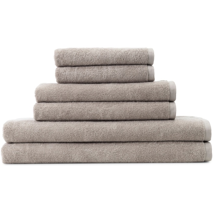 Håndklædepakke 6 stk. Taupe