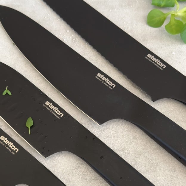 Pure Black knivsæt – 4 dele - Billede 2