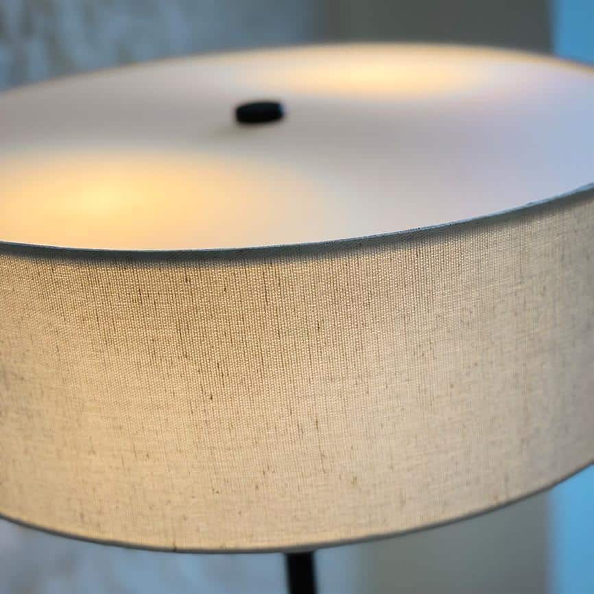 Calix bordlampe – natur/sort - Billede 3
