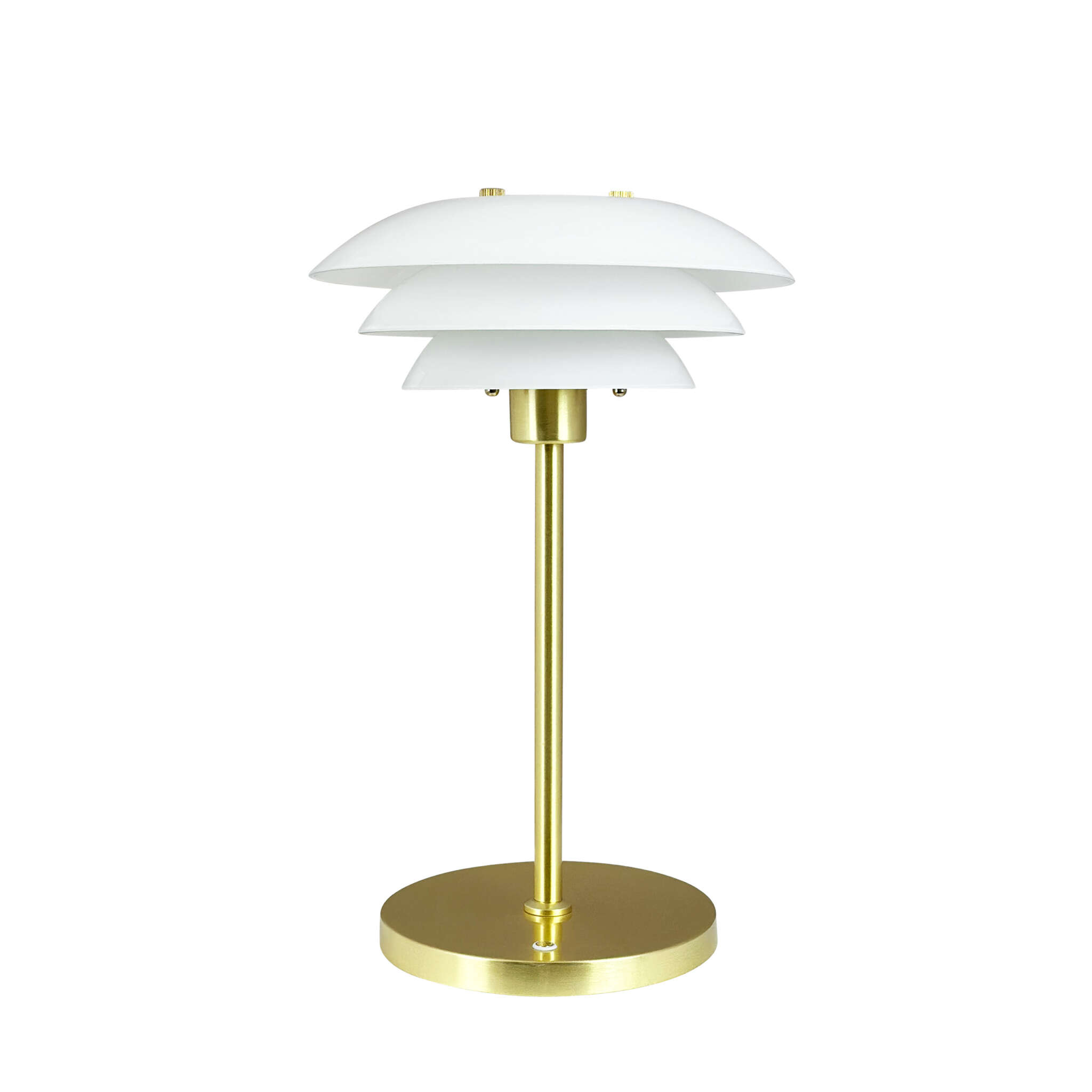 DL20 LED Opal/Messing Genopladelig Bordlampe - Billede 4